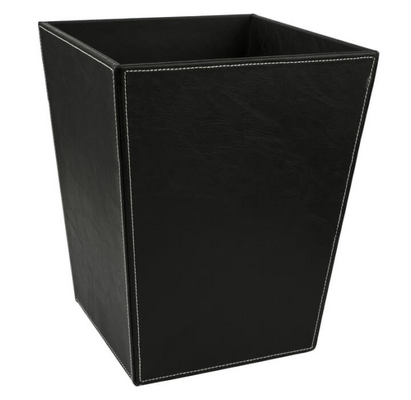 Papeleira Quadrada Polipele Preta